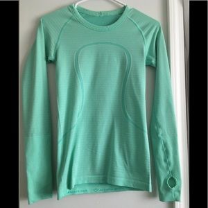 Lululemon Athletica Mint Swiftly Long Sleeve